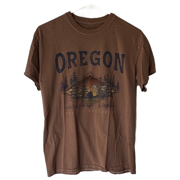 Full Tilt Oregon Graphic Tee Size Small Excellent Used Condition - Picture 1 of 5